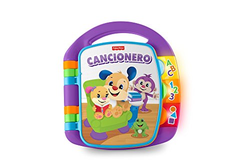 Fisher-Price Libro Interactivo de Aprendizaje, Juguete bebé +6 Meses (FRC69) + Mando A Distancia Perrito, Juguete Electrónico Bebé +6 Meses (Dld35)