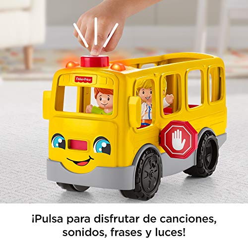 Fisher-Price Little People Autobús siéntate conmigo, juguetes bebés 1 año (Mattel FKX01)