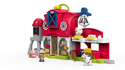 Fisher-Price - Little People Farmoria de los Animales Felices, con Sonidos y música, Juguete para niños de 1 años [Italiano], FKD15