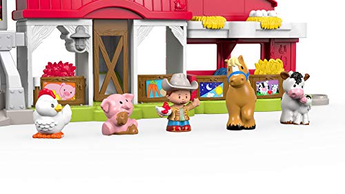 Fisher-Price - Little People Farmoria de los Animales Felices, con Sonidos y música, Juguete para niños de 1 años [Italiano], FKD15