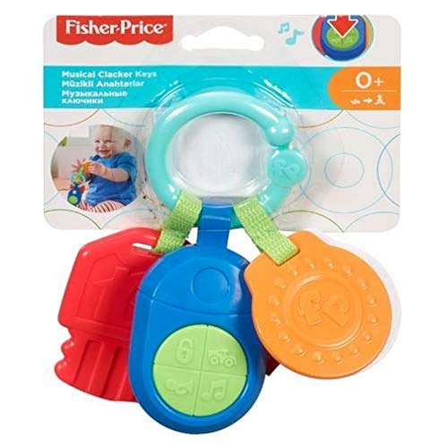 Fisher-Price Llavero Musical Clic-Clac, Juguetes Bebés Recién Nacidos (Mattel DFP52)