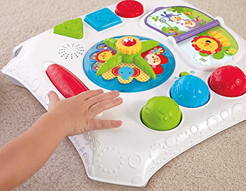 Fisher-Price - Mesa de actividades jirafita Juguetes bebés +6 meses (Mattel CCP66)