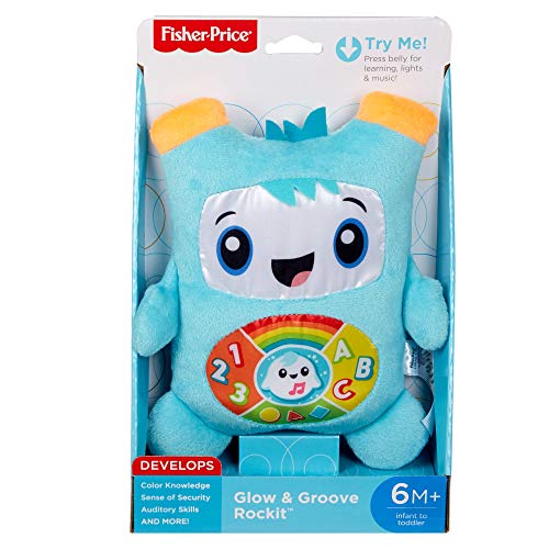 Fisher-Price Mi primer Rocky, juguete con sonidos para bebé +6 meses (Mattel GFJ18)