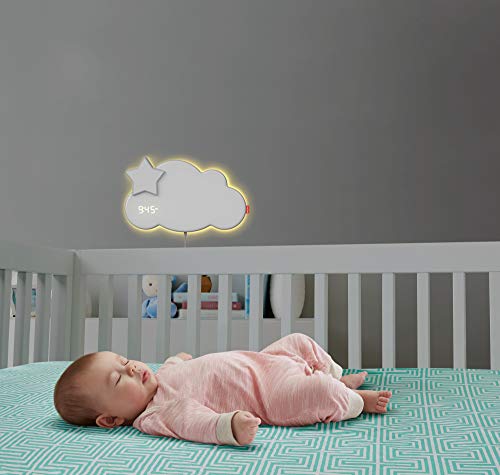 Fisher-Price Nube Lumalou Cuida Tu Rutina, ayudante sueño y rutina de dormir para bebés (Mattel GWM53)