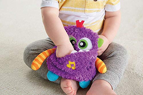 Fisher-Price Peluche Monstruito risitas, juguete bebé +6 meses (Mattel DYM88)