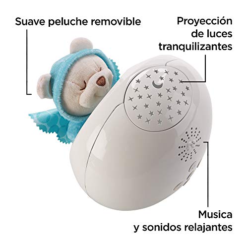 Fisher-Price - Proyector osito dormilón - juguetes bebe - (Mattel DYW48)