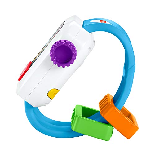 Fisher Price- Smartwatch Aprender e brincar, brinquedo para bebê, produto en Português (Mattel GTW25)