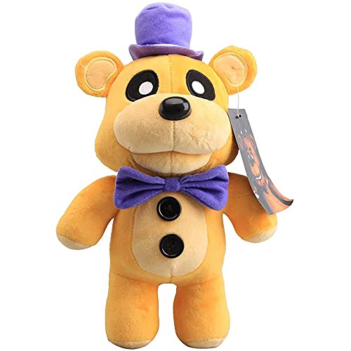 Five Nights at Freddy'S Plush Toys, FNAF Plush Golden Freddy / Glamrock Freddy / Roxanne Wolf muñeco de Peluche Regalo para niño