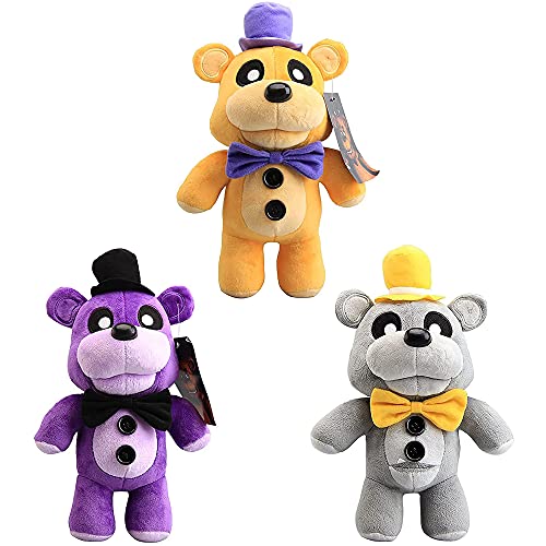 Five Nights at Freddy'S Plush Toys, FNAF Plush Golden Freddy / Glamrock Freddy / Roxanne Wolf muñeco de Peluche Regalo para niño