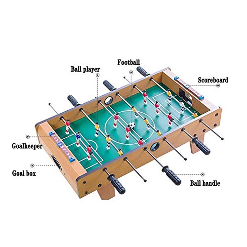 F.L.S Mesa Multifuncional Multijuegos Futbolin Mesa Mesa de foosbol clásico para Adultos y niños, Juego de Foosball Profesional con Dos Bolas, Adecuado para arcadas Sala de Juegos para niños.