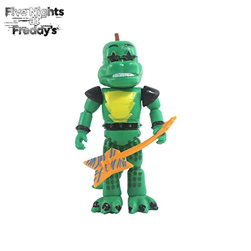 	 FNAF Figuras de Acción Five Nights at Freddy'S Collectible Glamrock Freddy Chica Montgomery Gator Roxanne Wolf Vanny Muñecos y Figuras de Fantásticas de Juguete para Niños Regalo 5PCS-12cm