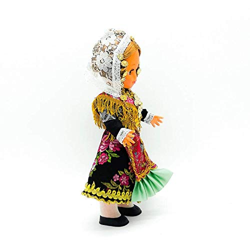 Folk Artesanía Muñeca Regional colección 35 cm Vestido típico Salmantina Charra Salamanca España, Nueva y Original.