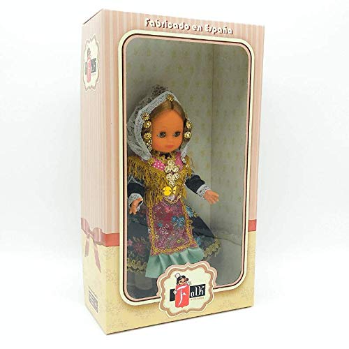 Folk Artesanía Muñeca Regional colección 35 cm Vestido típico Salmantina Charra Salamanca España, Nueva y Original.