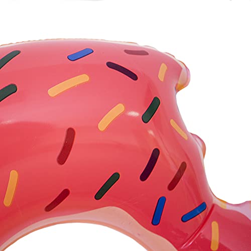 fondosub Flotador Rueda Donuts Mordido Infantil 60 cm (49434), Rosa, Marrón