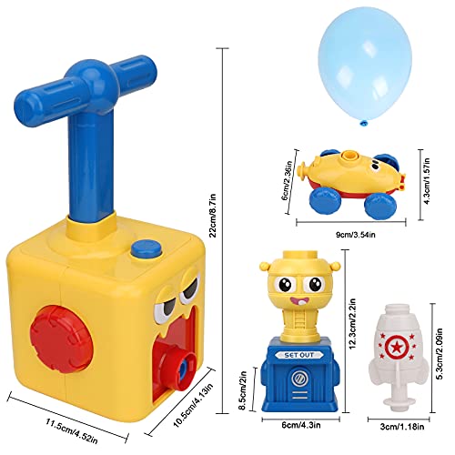 FORMIZON Juguete Coche de Globo, Juguete Lanzador Globos, Juguete de Coche con Globo para Juguete Experimento Educación Diversión Ciencia Coche Bebé Juguetes Regalo