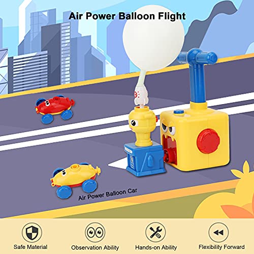 FORMIZON Juguete Coche de Globo, Juguete Lanzador Globos, Juguete de Coche con Globo para Juguete Experimento Educación Diversión Ciencia Coche Bebé Juguetes Regalo