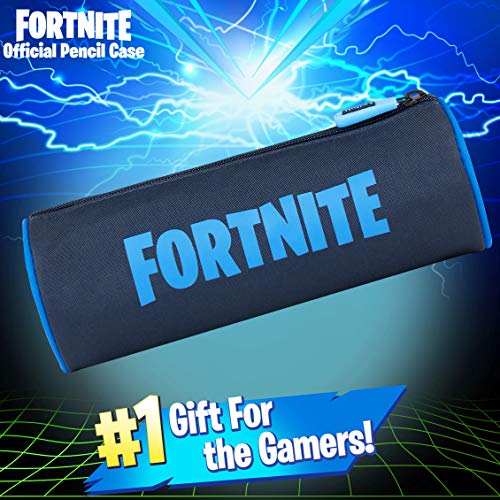 Fortnite Estuche Escolar Niño, Estuches Para Lápices, Materiales Escolares Producto Oficial Fornite, Regalos Para Chicos y Chicas Adolescentes (Azul Raven)