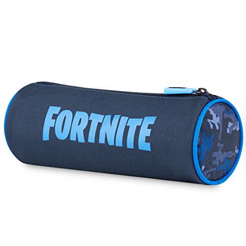 Fortnite Estuche Escolar Niño, Estuches Para Lápices, Materiales Escolares Producto Oficial Fornite, Regalos Para Chicos y Chicas Adolescentes (Azul Raven)