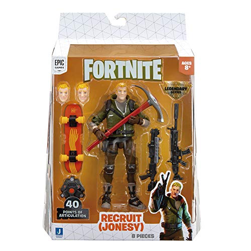 FORTNITE Figura Legendary, Color fnt-Fig.Leg. recluta Jonesy (Toy Partner fnt0655) (Jazwares