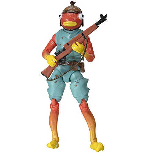 Fortnite FNT0524 Legendary Series, Paquete de 15.5 cm Figura de acción de palillo de Pescado, Incluye Herramienta de Cosecha, 3 Armas, 1 Espalda Bling, 3 Caras Intercambiables, recogerlas Todas