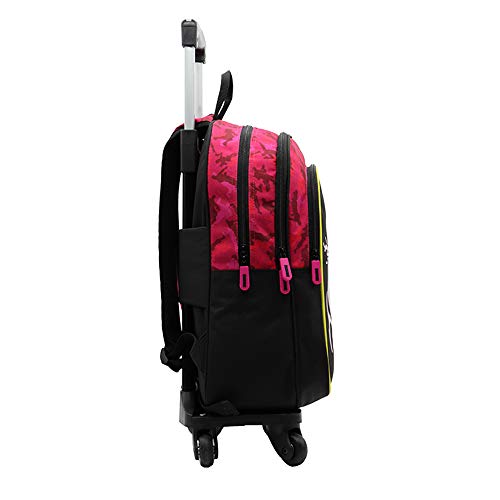 Fortnite MAX Drift Mochila Adaptable con Trolley de 4 Ruedas giratorias multidireccionales con Bolsillo