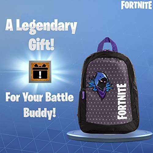 Fortnite Mochilas Escolares Juveniles, Mochila Escolar Estampado Raven Para Niños, Mochila Negra Gran Capacidad Colegio Viaje Deporte, Regalos Para Niños Niñas Adolescentes (Negro/MoradoRaven)