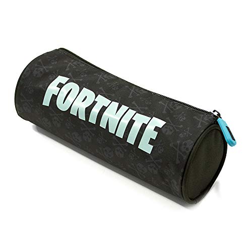 FORTNITE Portatodo Redondo, Unisex niños, Multicolor, 22X8X8