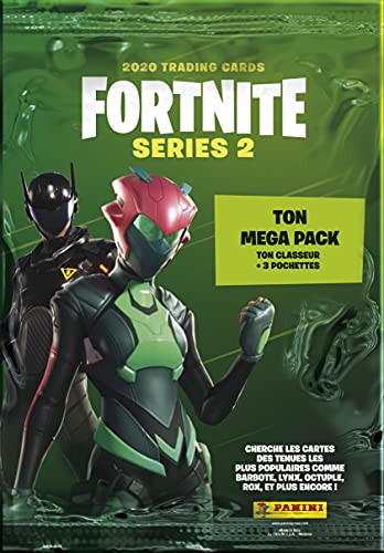 Fortnite Series 2- Archivador + 3 Sobres, Color Verde (Panini España 1)