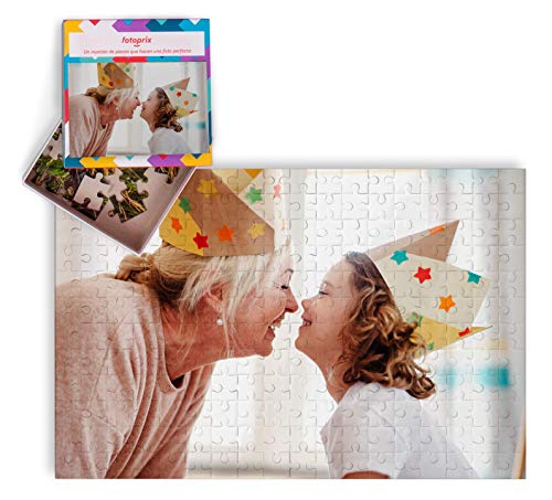 Fotoprix Puzzle Personalizado con tu Foto preferida y Texto de 280 Piezas | 5 Modelos Disponibles | Regalo Original con Foto Personalizada | Tamaño: 30 x 40 cms