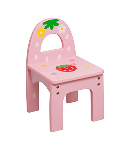 Fresh Baby Tocador Infantil con Espejo - Tocador de Princesa con Silla y Accesorios - Altura 75 CM