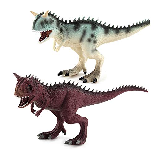 Friday Big Carnotaurus Jurassic World Park Dinosaurios Juguete Suave Figuras de PVC Pintadas a mano Modelo Animal Juguetes para Niños Regalo de Navidad (Color: JZD006)