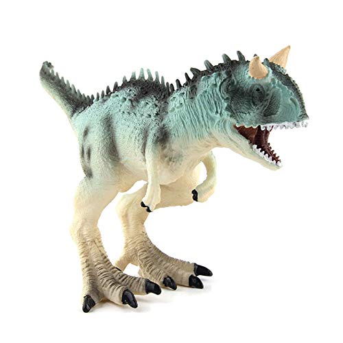 Friday Big Carnotaurus Jurassic World Park Dinosaurios Juguete Suave Figuras de PVC Pintadas a mano Modelo Animal Juguetes para Niños Regalo de Navidad (Color: JZD006)