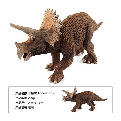 Friday Big Carnotaurus Jurassic World Park Dinosaurios Juguete Suave Figuras de PVC Pintadas a mano Modelo Animal Juguetes para Niños Regalo de Navidad (Color: JZD006)