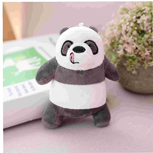 Froiny Kawaii We Bare Bears Peluche Colgante Juguete Oso Dibujos Animados Relleno Grizzly Ice Bear Grey Oso Llavero Kids Cumpleaños Regalo Panda Panda