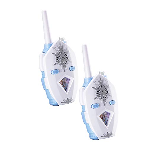 Frozen 2 walkie talkies de 2 vías de Largo Alcance, fáciles de Usar y fáciles de Usar con luz y Sonido incorporados.