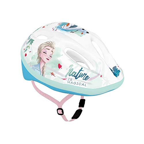 Frozen - Casco de Bicicleta para niña (52-56 cm), Color Azul