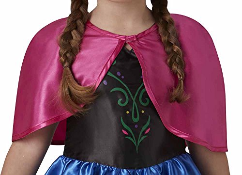 Frozen - Disfraz de Anna classic para niña, infantil talla 5-6 años (Rubie's 620977-M)