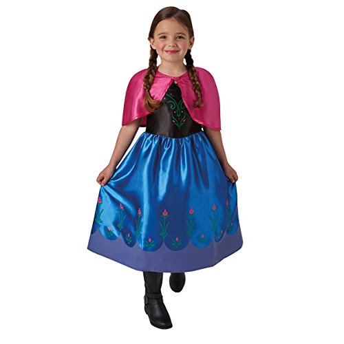 Frozen - Disfraz de Anna classic para niña, infantil talla 5-6 años (Rubie's 620977-M)