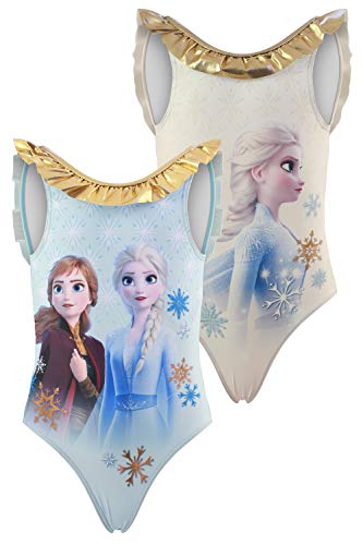 Frozen Movie Disney – Disfraz de una pieza para la playa y la piscina, producto original con licencia oficial 1857 Beige 6 años