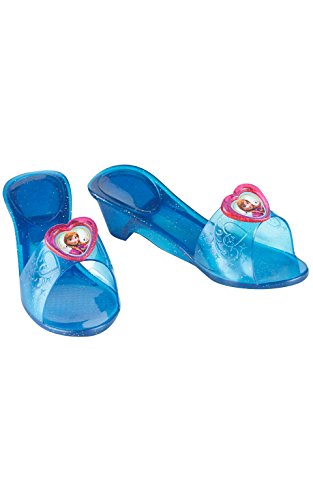 Frozen - Zapatos de Anna para niñas, complemento de disfraz - Talla 4-6 años (Rubie's 36169)