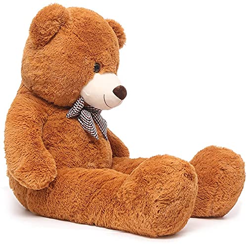 FSN Oso de Peluche Gigante Grande Teddy, 100cm Osito Suave y Cariñoso para Niños y Adultos (Marrón Oscuro)