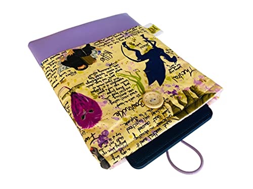 Funda artesanal pequeña para libros y libros electrónicos de Animales Fantásticos + marcapáginas de regalo, funda de algodón ecológico, acolchada, Harry Potter. Regalo ideal para adolescentes