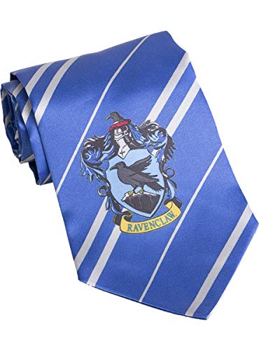 Funidelia | Corbata Ravenclaw Harry Potter Oficial para Hombre y Mujer ▶ Hogwarts, Magos, Películas & Series - Color: Azul, Accesorio para Disfraz - Licencia: 100% Oficial