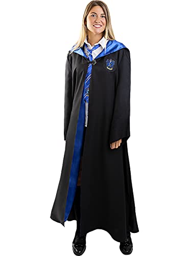 Funidelia | Corbata Ravenclaw Harry Potter Oficial para Hombre y Mujer ▶ Hogwarts, Magos, Películas & Series - Color: Azul, Accesorio para Disfraz - Licencia: 100% Oficial