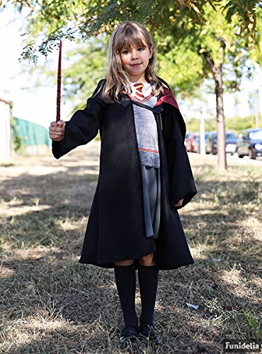 Funidelia | Disfraz de Hermione Granger Oficial para niña Talla 10-12 años ▶ Gryffindor, Magos, Películas & Series, Hogwarts - Color: Gris / Plateado - Licencia: 100% Oficial