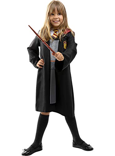 Funidelia | Disfraz de Hermione Granger Oficial para niña Talla 10-12 años ▶ Gryffindor, Magos, Películas & Series, Hogwarts - Color: Gris / Plateado - Licencia: 100% Oficial