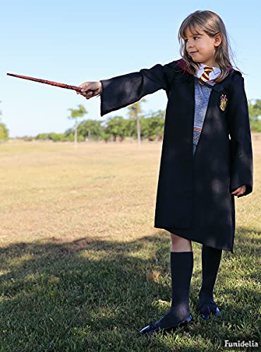 Funidelia | Disfraz de Hermione Granger Oficial para niña Talla 10-12 años ▶ Gryffindor, Magos, Películas & Series, Hogwarts - Color: Gris / Plateado - Licencia: 100% Oficial