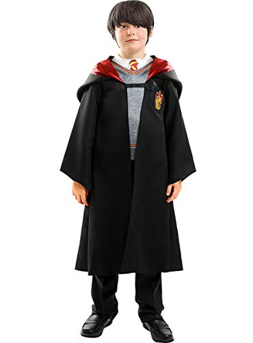 Funidelia | Disfraz Harry Potter Oficial para niño y niña Talla 5-6 años ▶ Películas & Series, Magos, Gryffindor, Hogwarts - Color: Negro - Licencia: 100% Oficial