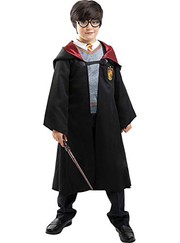 Funidelia | Disfraz Harry Potter Oficial para niño y niña Talla 5-6 años ▶ Películas & Series, Magos, Gryffindor, Hogwarts - Color: Negro - Licencia: 100% Oficial