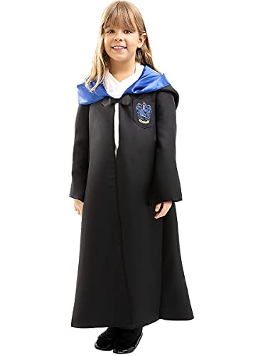 Funidelia | Disfraz Ravenclaw Harry Potter Oficial para niño y niña Talla 7-9 años ▶ Hogwarts, Magos, Películas & Series - Color: Negro - Licencia: 100% Oficial